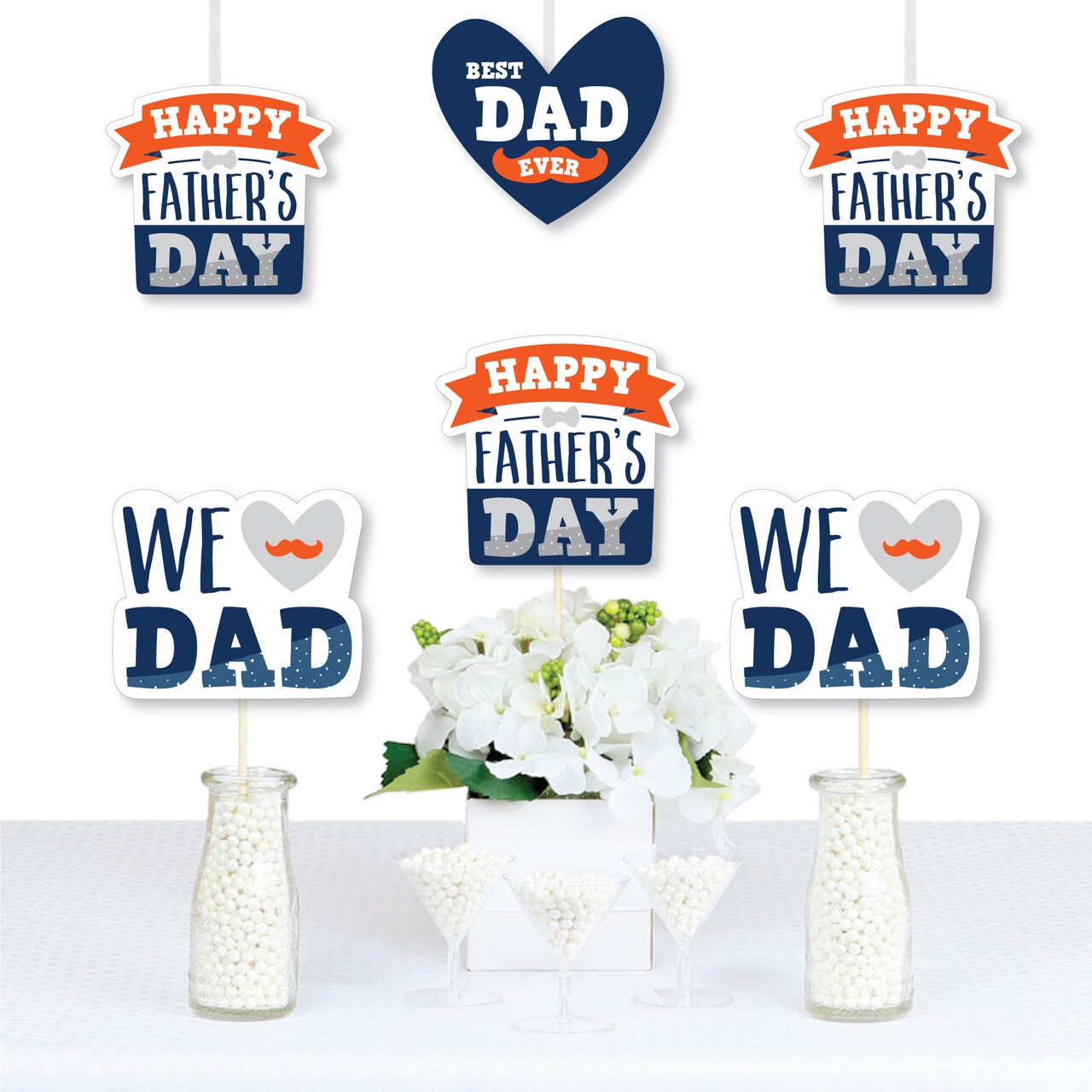 Big Dot Of Happiness Happy Father S Day Decorations Diy We Love Dad Party Essentials Set 20 Michaels